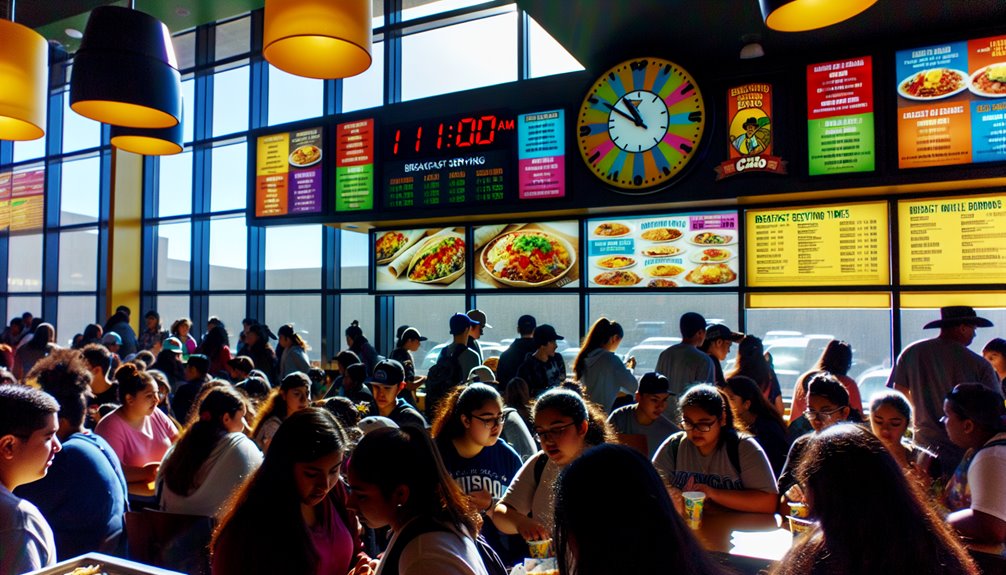 Aamiaisaika vaihtelee alueittain