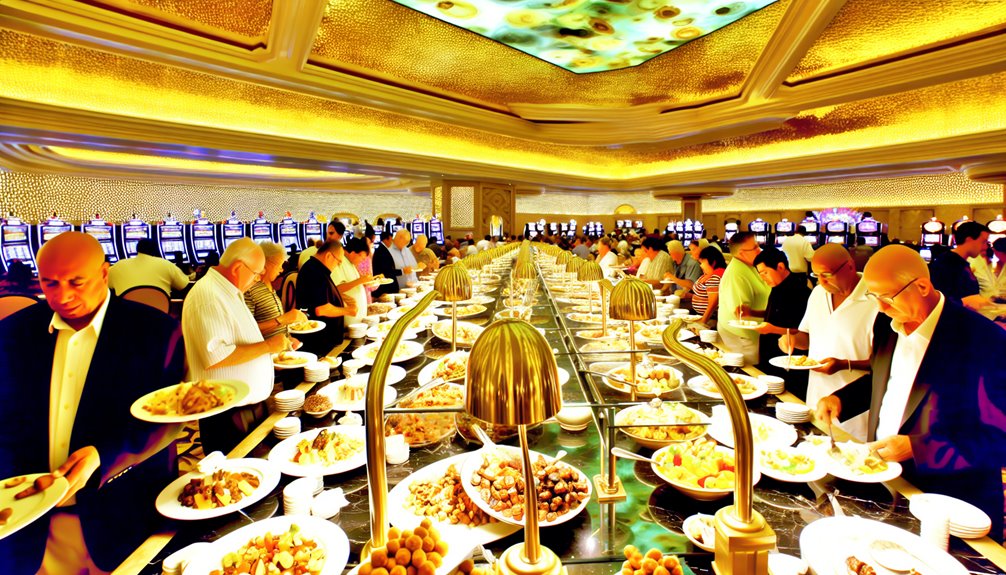 Buffetit pidentävät kasinovierailuja