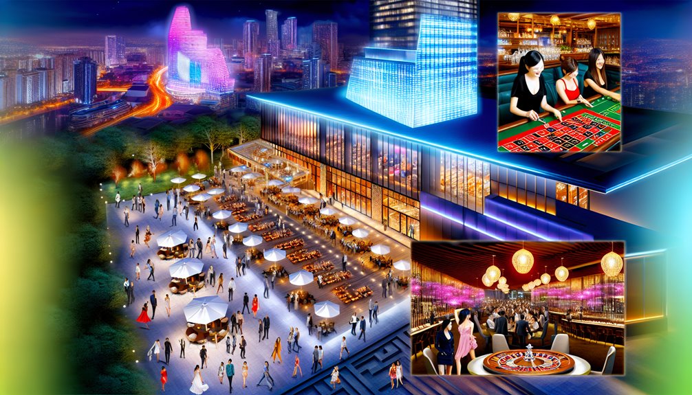 kasinoon liittyvä viihde ja yöelämä