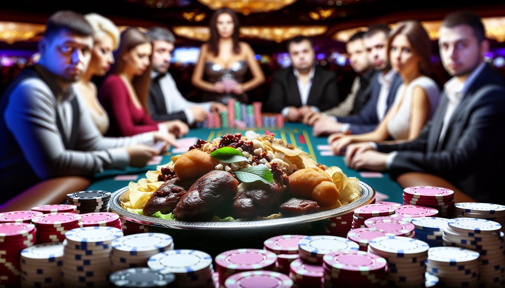 Raskaat ateriat heikentävät uhkapelaamista