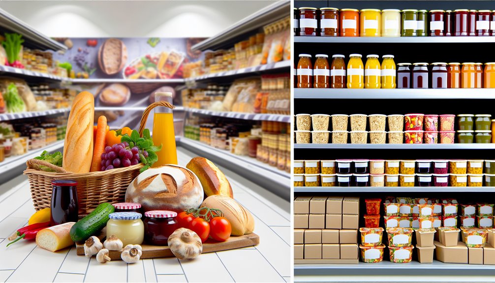 ravitseva monipuolinen supermarketin valikoima