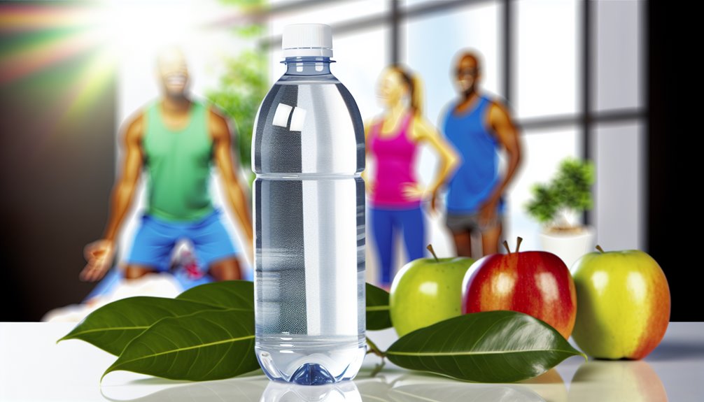 puhtaita tasapainotettuja elektrolyyttirikkaita vesi