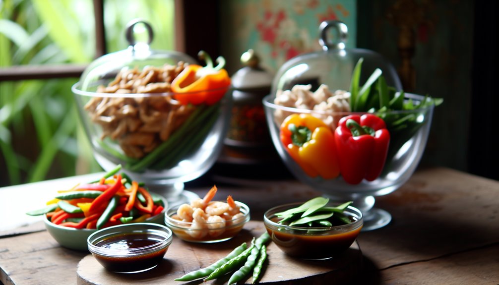 tasapaino kastike proteiini vihannekset