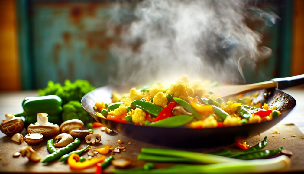 kukkakaaliriisi wok-vaihtoehto