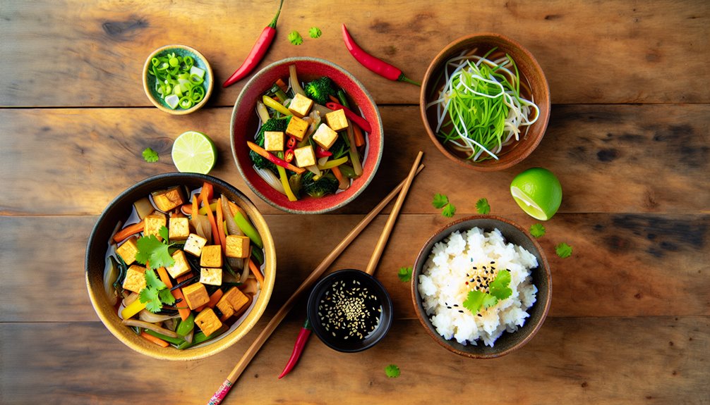 Mitä ovat helppoja kasvisruokia aasialaisiin arki-iltoihin?