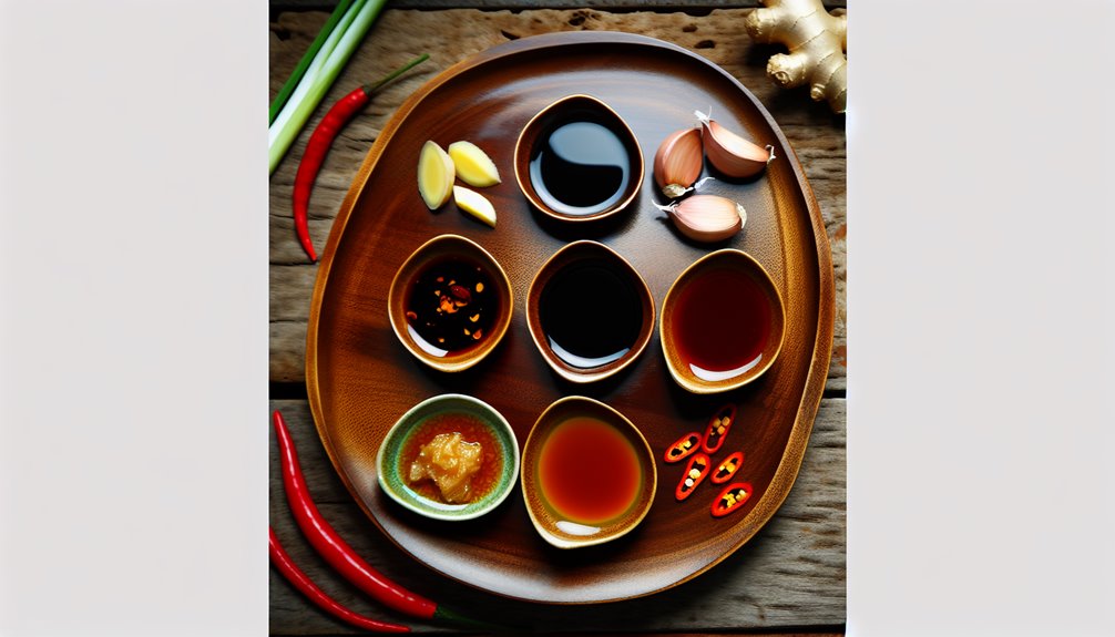 oleelliset aasialaiset keittiökastikkeet