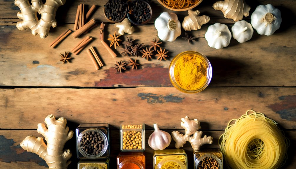 eteeriset öljyt ja nuudelit