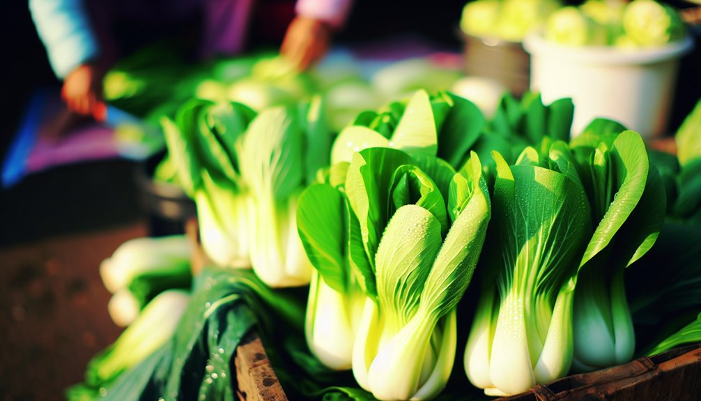 tuore bok choy kevät syksy