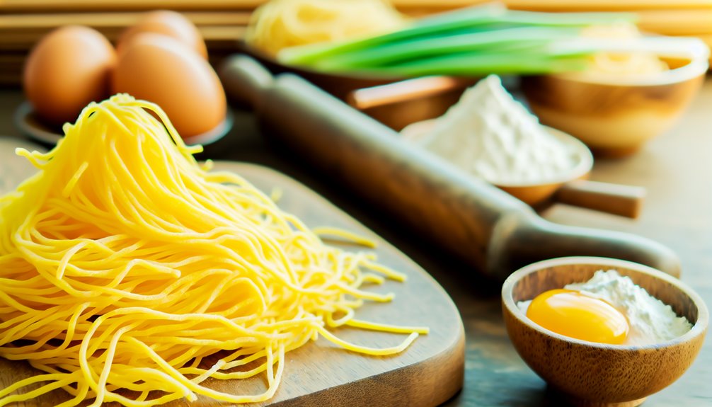 kotitekoiset aasialaiset munanuudelit