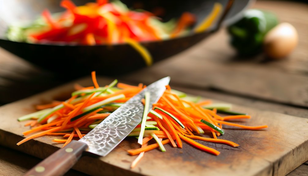 Miksi Julienne-leikkaukset nopeuttavat vihannespannuja?