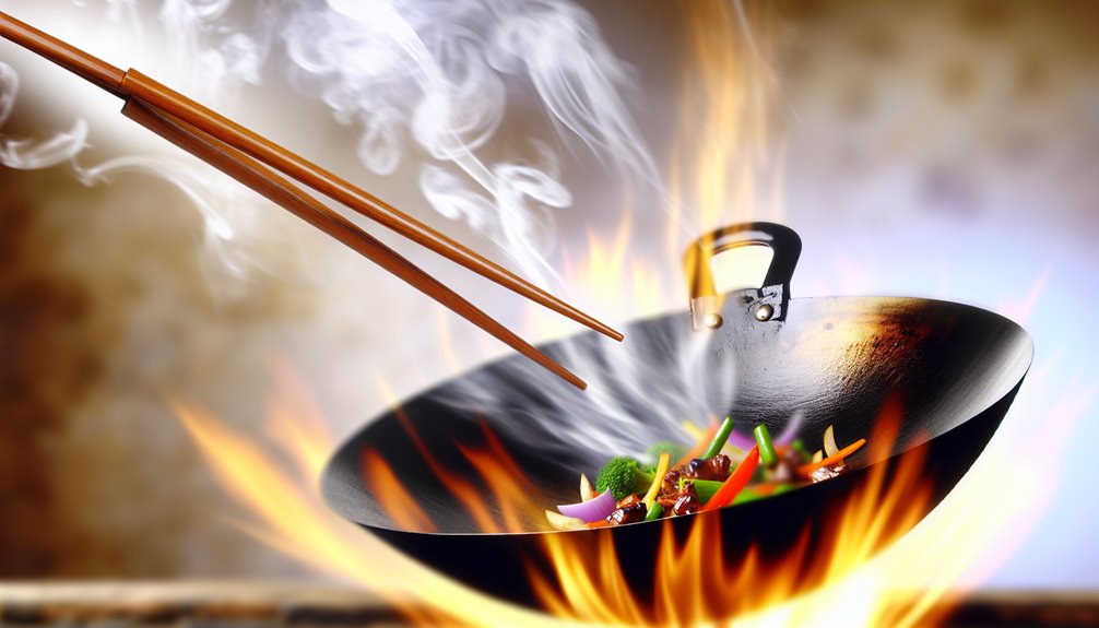 Wokin lämmön hallinta aidon kiinalaisen ruoan valmistukseen