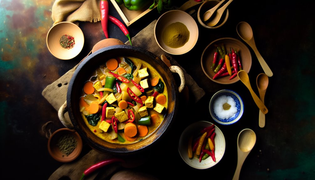 personoitu yksi potti aasialaista currya