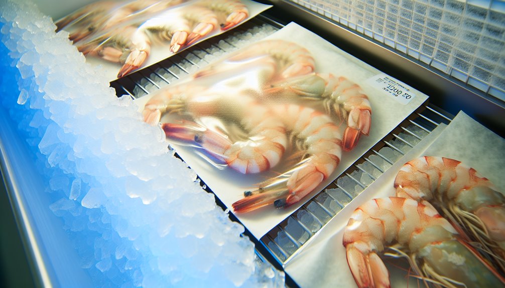 estää pakastepalelun katkaravuissa