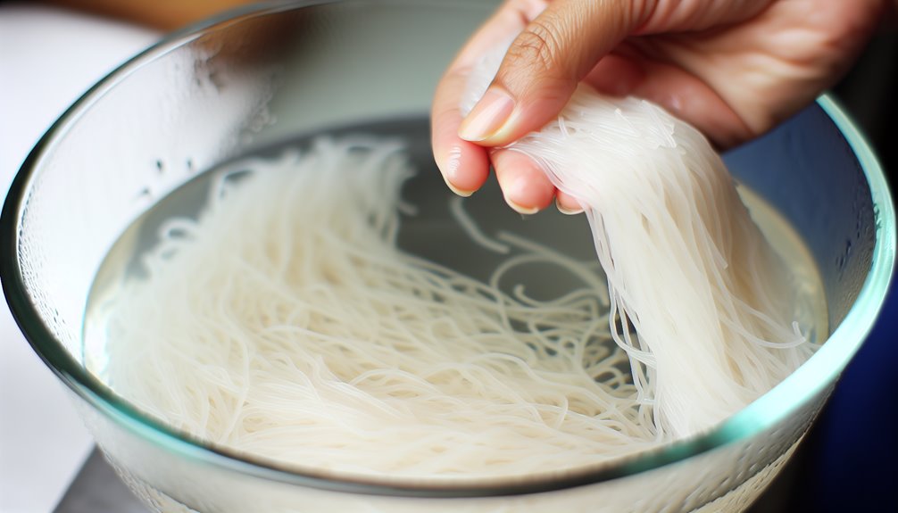 nopea liotus ja kylmä huuhtelu