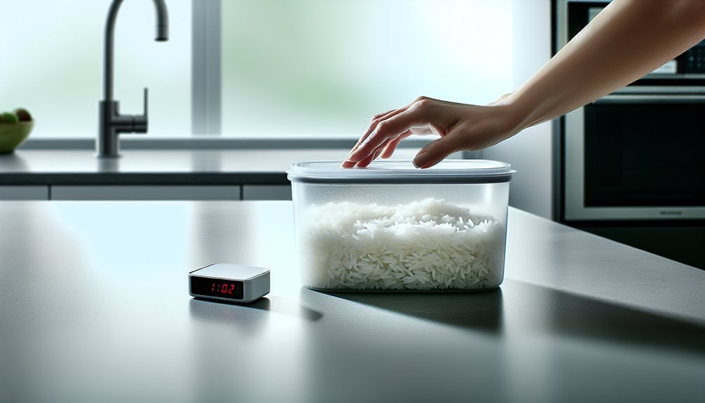 jäähdytä riisi alle 2 tunnissa