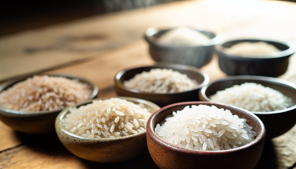 tahmea lyhytjyväinen pähkinäinen riisi