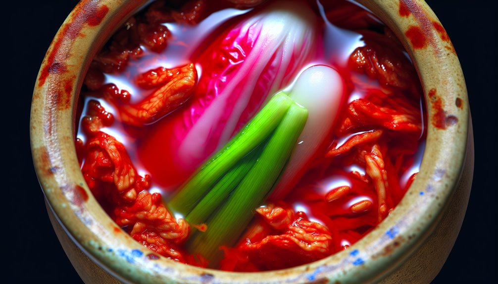 perinteinen korealainen maitohappokäynyt kimchi