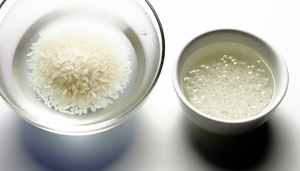 huuhtelematon riisi tahmea saastunut