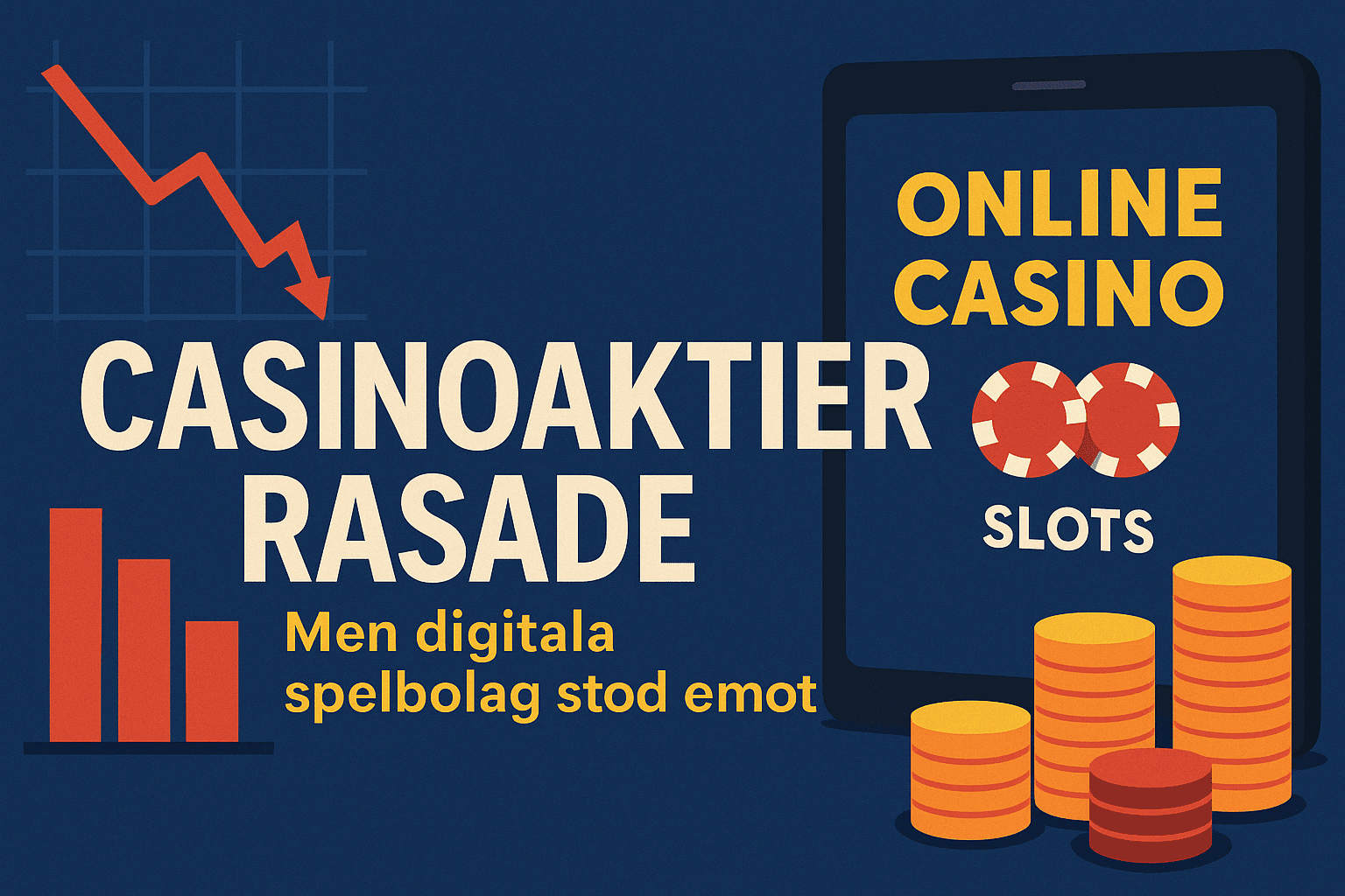 Casinoaktier rasade – men digitala spelbolag visar styrka i krisens skugga